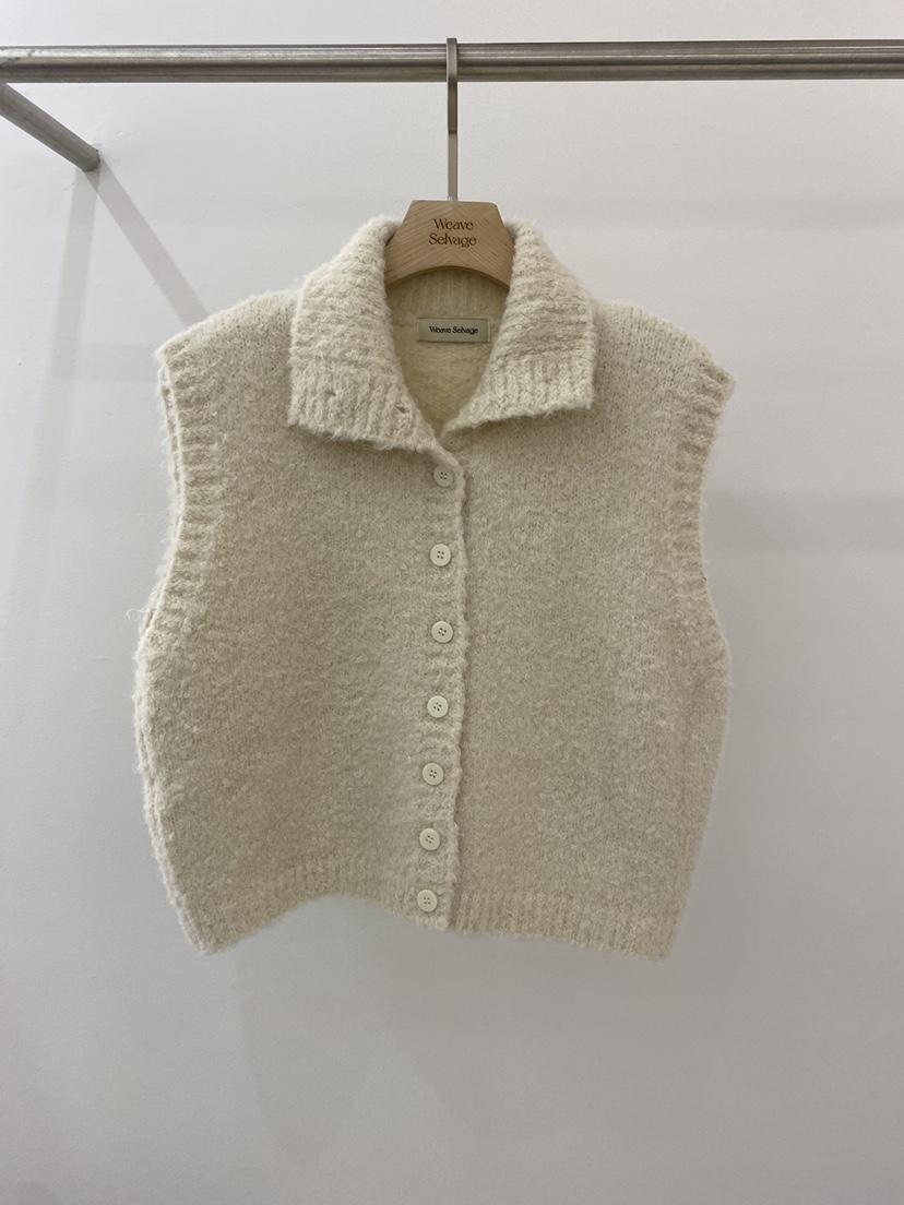 WEAUE SELVAGE東大門㊣代購女裝新品推薦休閑熱賣人氣馬甲WEAUE SELVAGE馬甲