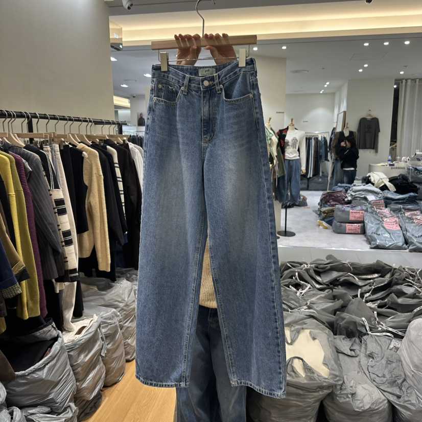 GILLI韓國直郵㊣女裝新款職業真品25秋冬推薦休閑時尚牛仔褲GILLI牛仔褲