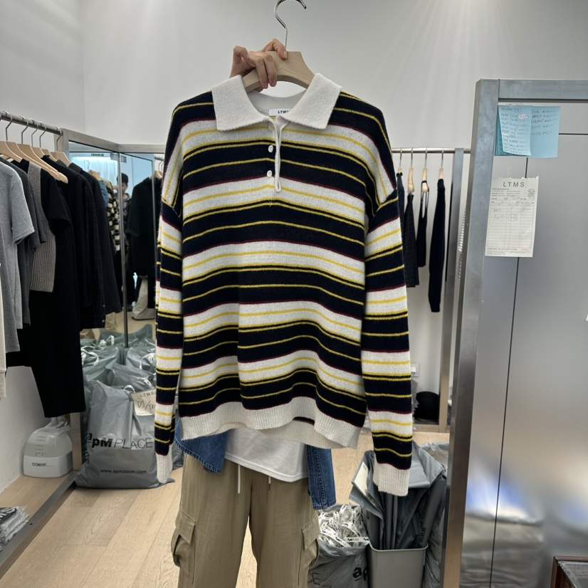 LTMS韓國直郵㊣女裝新品時尚休閑職業熱賣人氣真品25秋冬毛衣LTMS毛衣
