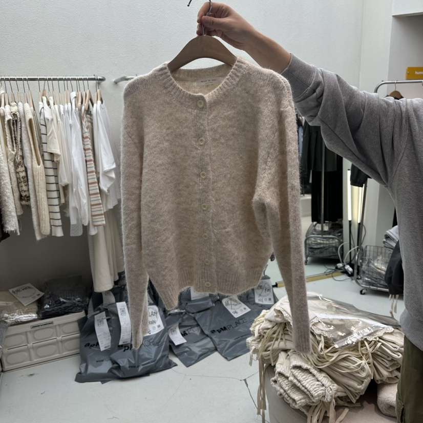 HUMMING BIRD東大門㊣代購女裝新品25秋冬職業毛衣羊毛開衫HUMMING BIRD毛衣