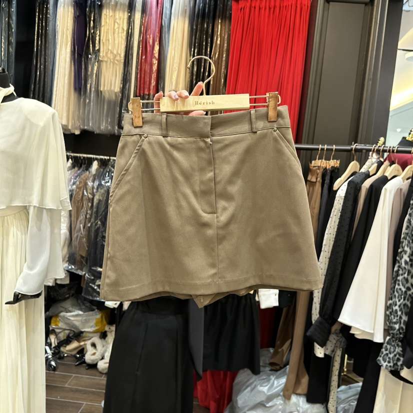 HERISH韓國代購㊣女裝新品時尚25秋冬人氣休閑真品推薦裙褲Herish裙褲