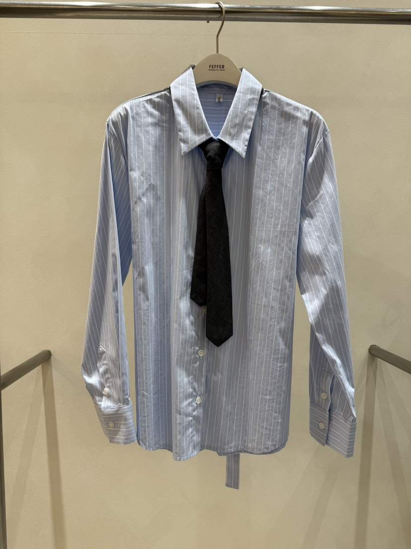 FEFFER東大門㊣直郵女裝新品真品職業25秋冬襯衫蕾絲衫含領帶FEFFER襯衫/蕾絲衫