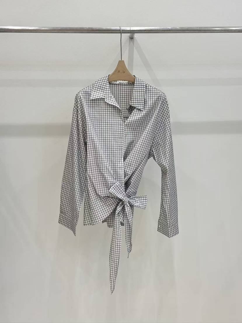 AUTUMN BEIGE-Q東大門㊣實拍女士新款熱賣襯衫蕾絲衫格紋A.b/AUTUMN BEIGE襯衫/蕾絲衫