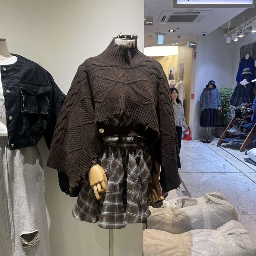 TYCHE東大門㊣直郵女裝新款熱賣25秋冬真品推薦職業休閑毛衣TYCHE毛衣