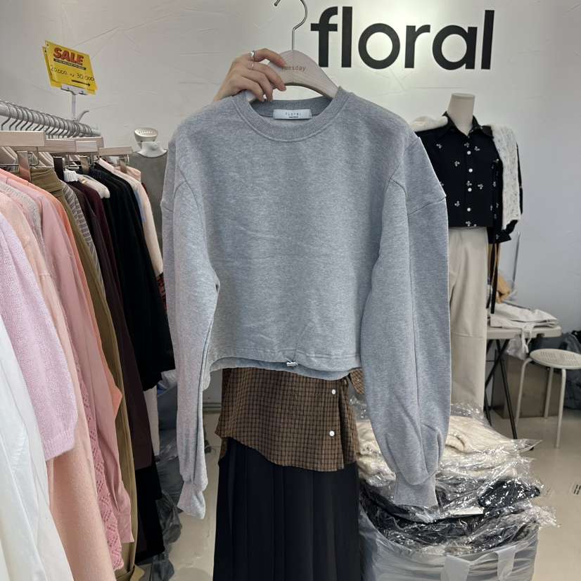 FLORAL韓國直郵㊣女裝新品25秋冬熱賣時尚人氣職業休閑衛衣FLORAL衛衣