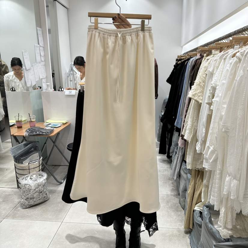 XPARTY東大門㊣代購女裝新款25秋冬熱賣時尚職業真品休閑長裙XPARTY長裙