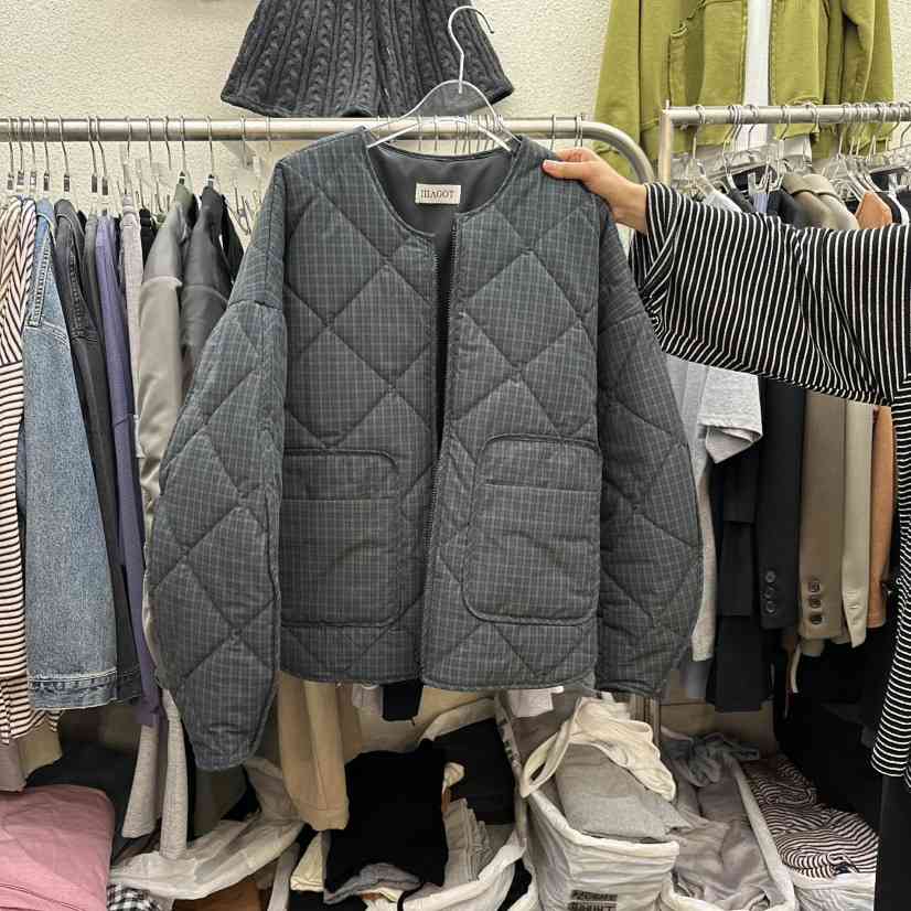 MAGOT韓國代購㊣女裝新品時尚職業人氣休閑真品25秋冬夾克格紋IIIΛGOT/MAGOT夾克