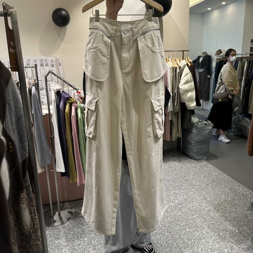 SOF東大門㊣代購女士新款時尚人氣職業休閑熱賣推薦休閑褲拉鏈SOF休閑褲