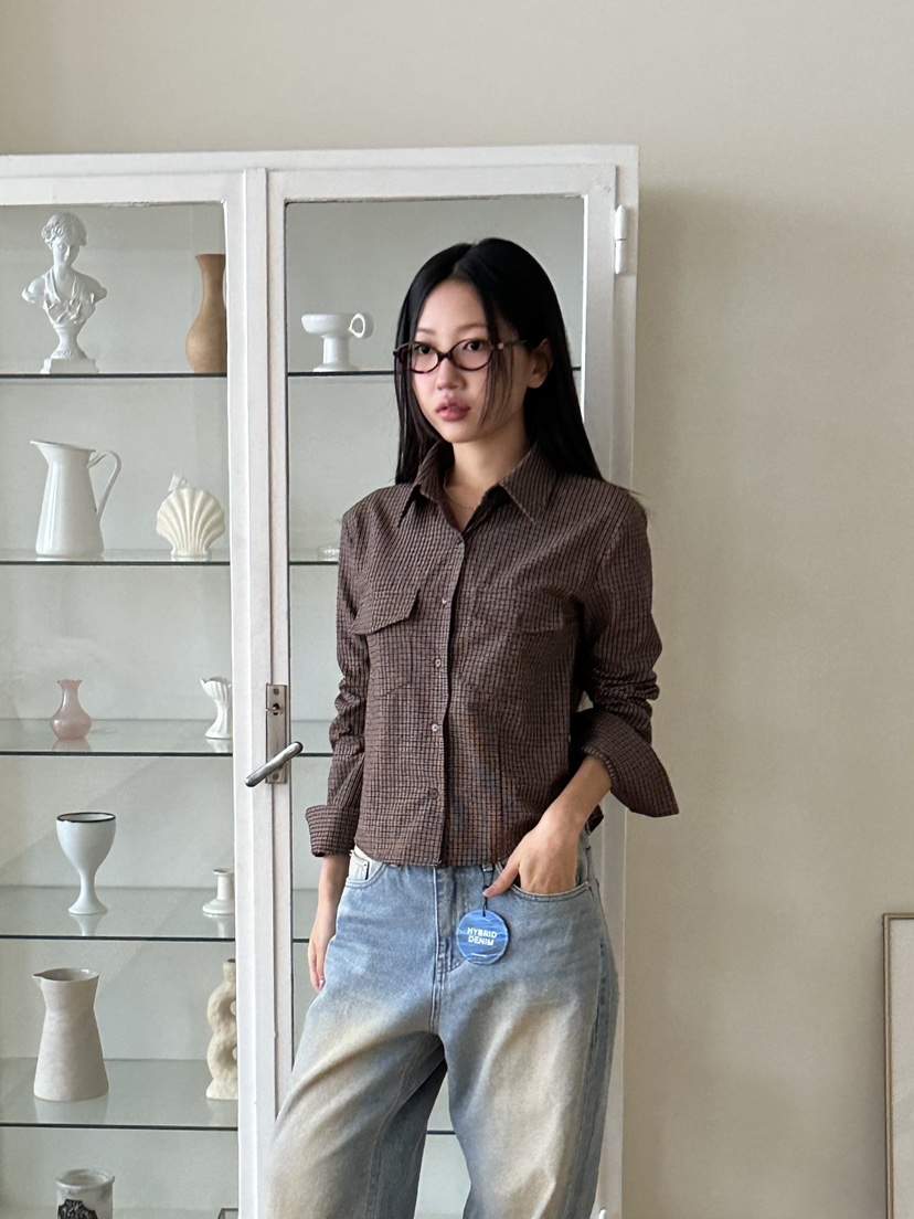 I MFACT韓國代購㊣女士新品職業人氣時尚推薦25秋冬襯衫蕾絲衫I MFACT襯衫/蕾絲衫