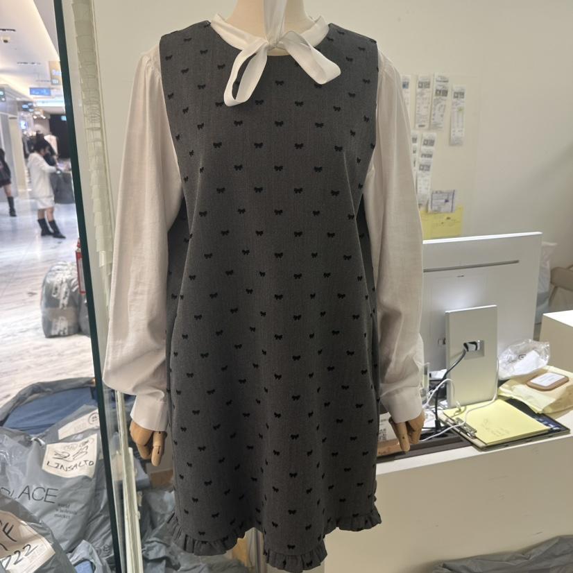 TIZZI韓國代購㊣女士新款時尚熱賣真品人氣職業連衣裙不含內搭TIZZI連衣裙