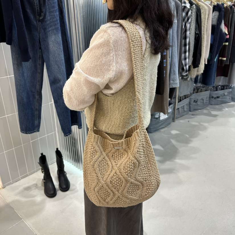 ALEGRE韓國代購㊣女士新品人氣熱賣休閑25秋冬時尚單肩斜跨包ALEGRE單肩/斜跨包