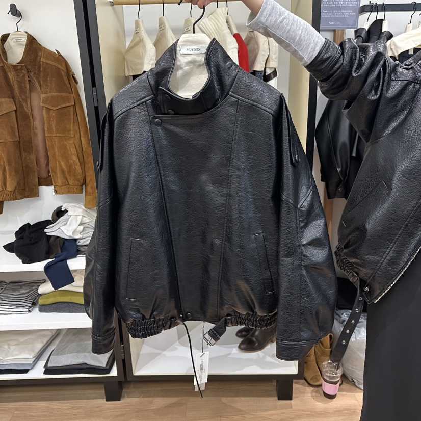 MUYBIEN東大門㊣實拍女士新品推薦休閑真品熱賣職業時尚夾克MUYBIEN夾克