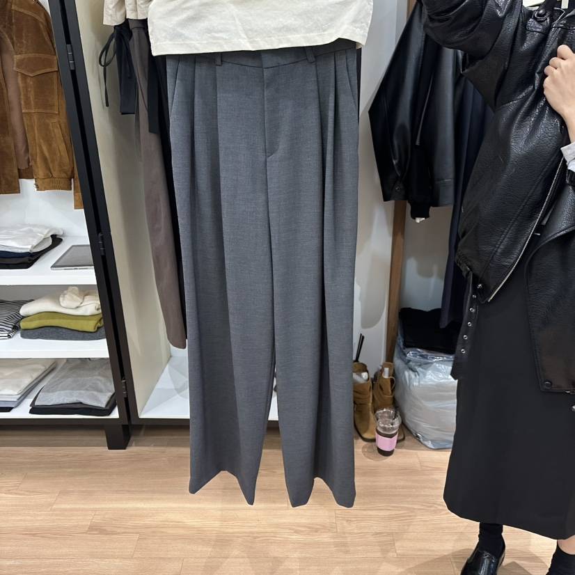MUYBIEN東大門㊣直郵女士新品時尚職業推薦真品25秋冬休閑褲MUYBIEN休閑褲