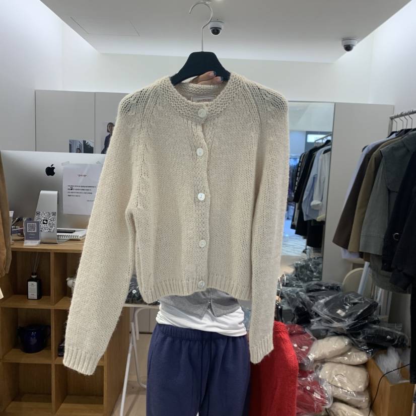 THE STARDUST東大門㊣實拍女士新品人氣針織衫不含內搭羊駝開衫THE STARDUST針織衫