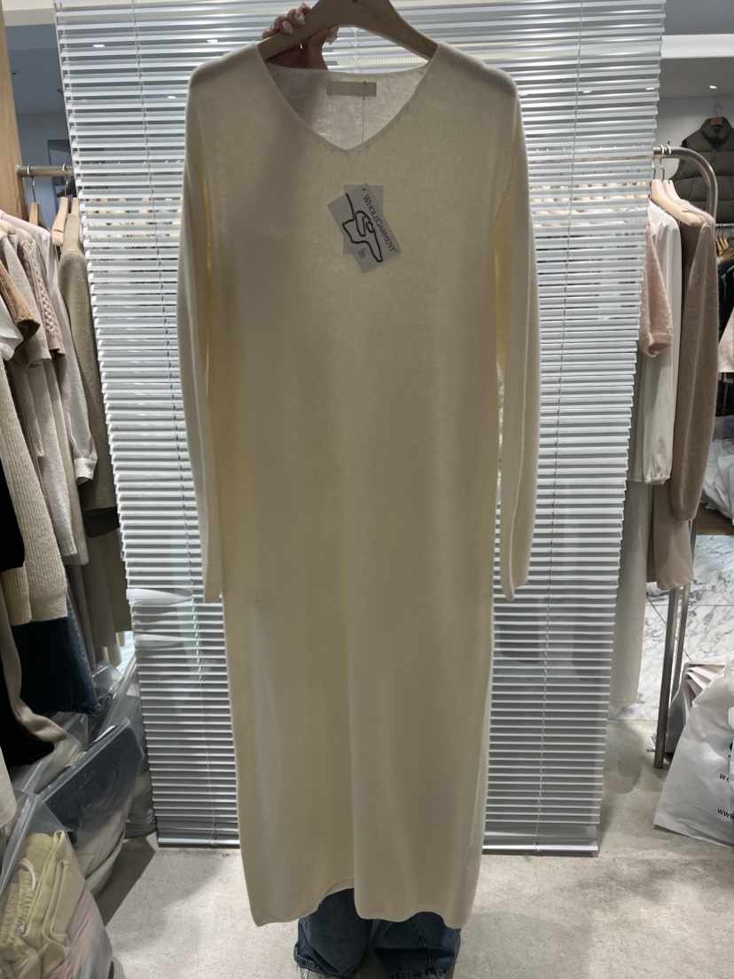 FF韓國直郵㊣女士新款休閑職業推薦時尚人氣25秋冬連衣裙羊絨FF/SUNDAY連衣裙