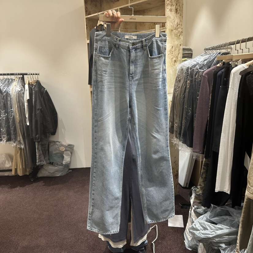 PITA韓國代購㊣女裝新品職業休閑時尚真品25秋冬熱賣牛仔褲THE VERLIN/piTa牛仔褲