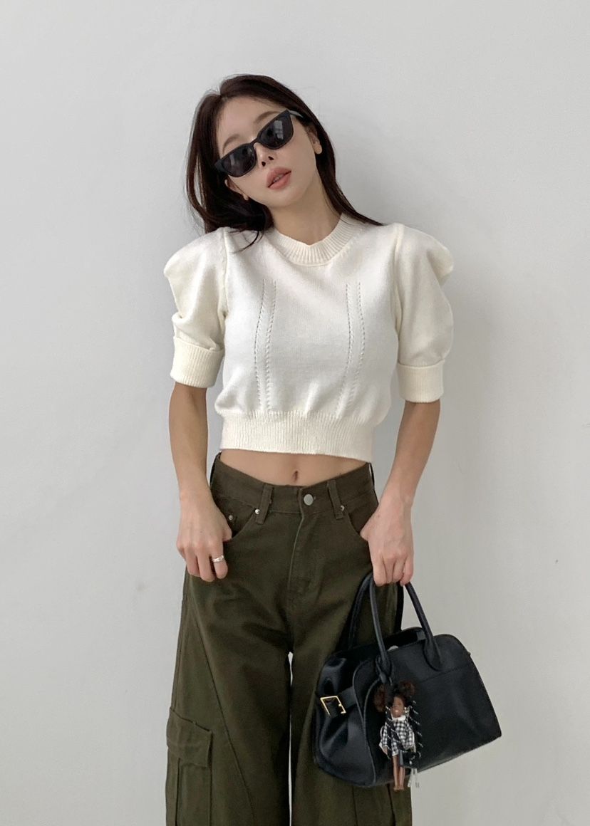 EIGHTGLOW韓國直郵㊣女裝新品時尚熱賣25秋冬推薦真品針織衫EIGHTGLOW針織衫