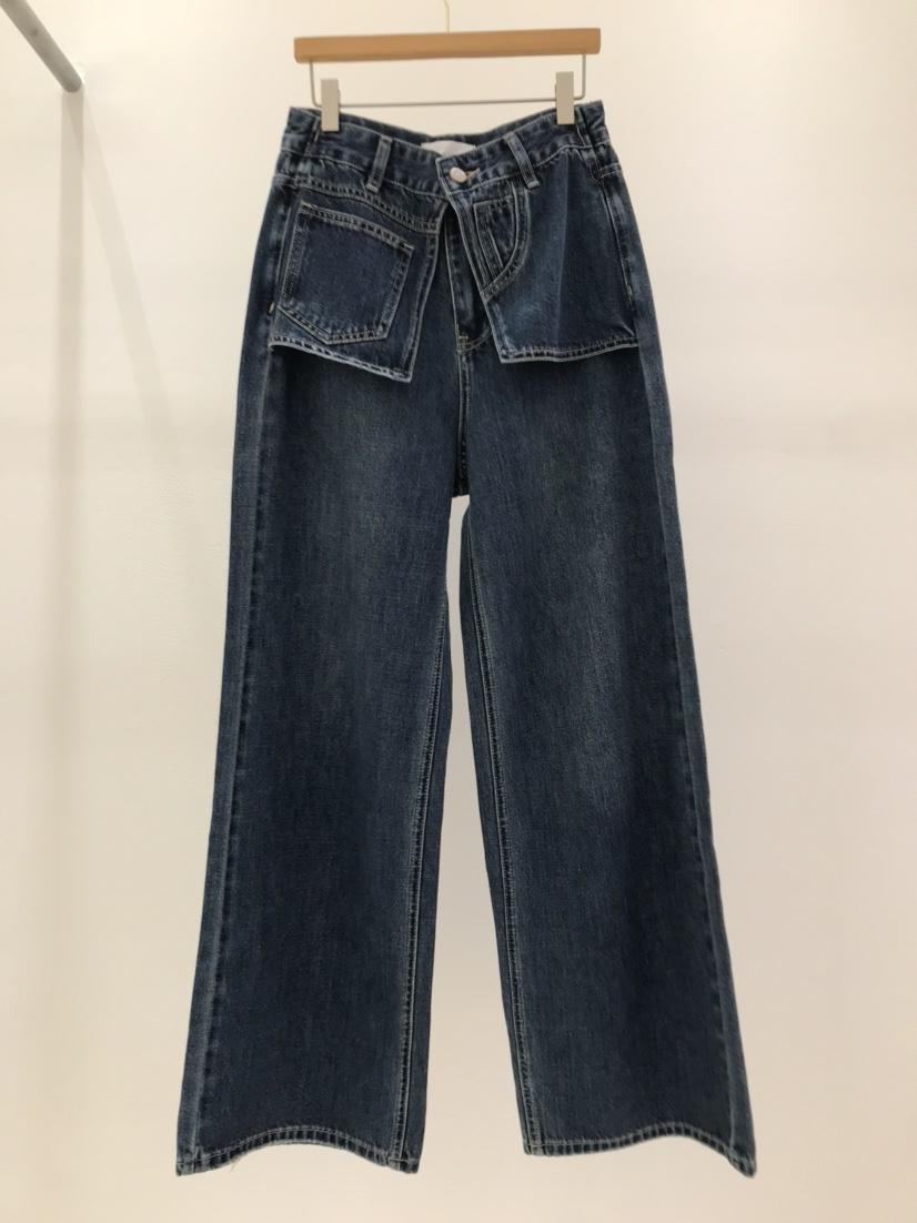 KC MARKET東大門㊣實拍女士新品休閑時尚推薦人氣熱賣牛仔褲KC MARKET牛仔褲