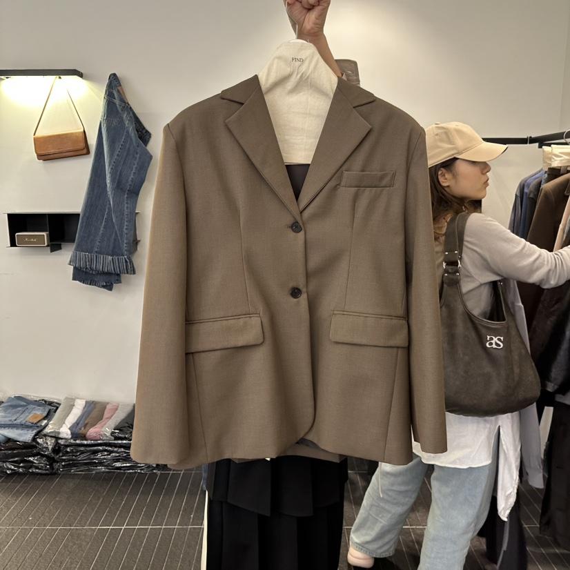 FIND-P韓國直郵㊣女士新品人氣25秋冬熱賣推薦休閑夾克羊毛FIND-P夾克