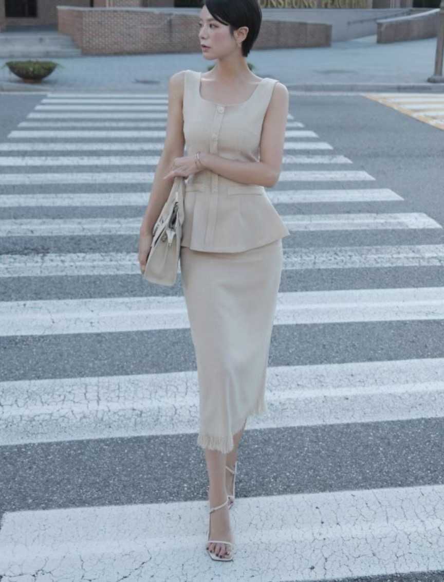ALLURE東大門㊣實拍女裝新款人氣職業25秋冬休閑熱賣真品套裝ALLURE套裝