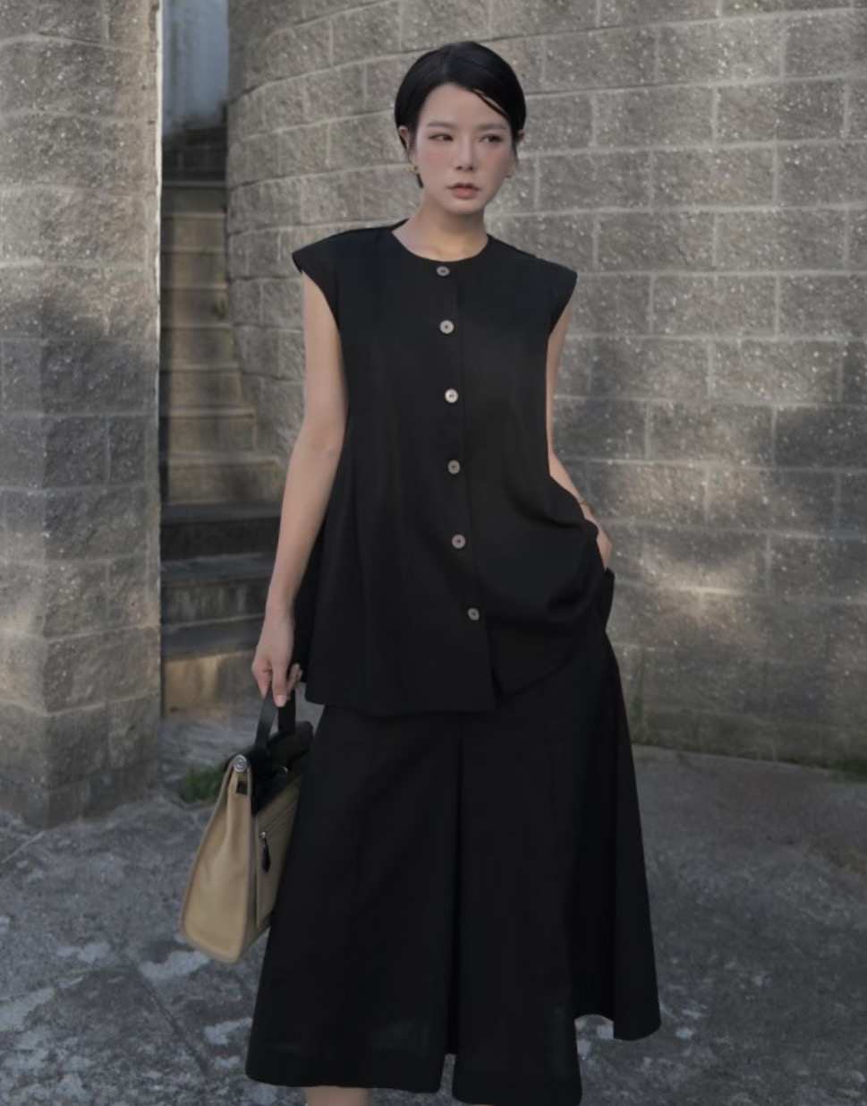 ALLURE韓國直郵㊣女士新款人氣時尚休閑25秋冬職業吊帶背心ALLURE吊帶/背心