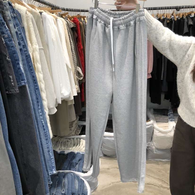 ALMOND PEPE韓國代購㊣女裝新品人氣時尚推薦25秋冬休閑褲ALMOND PEPE休閑褲