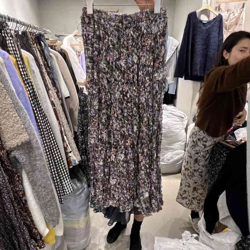 LOGROAD韓國代購㊣女士新款休閑時尚真品人氣25秋冬半身裙中短裙LOG ROAD半身裙/中短裙
