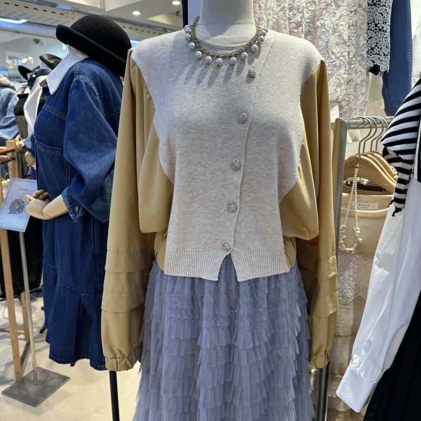 BELITA東大門㊣代購女裝新品真品時尚25秋冬針織衫不含項鏈BELITA針織衫