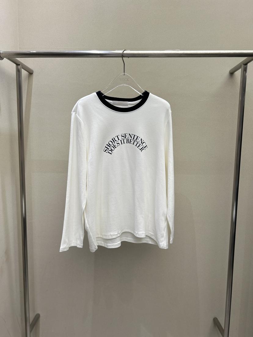 LATTE-P東大門㊣直郵女士新品真品25秋冬人氣職業熱賣長袖T恤LATTE-P長袖T恤