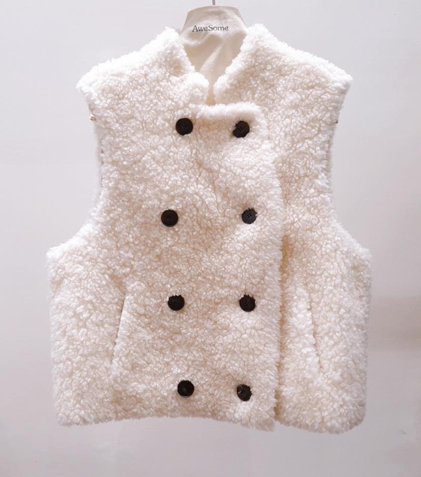 AWESOME-P東大門㊣直郵女裝新品休閑人氣25秋冬熱賣真品馬甲AWESOME-P馬甲