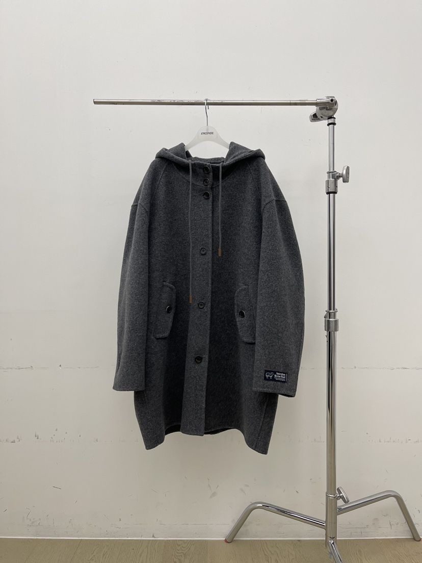 ATMOSPHERE東大門㊣直郵女士新品推薦熱賣中長款大衣連帽衫ATMOSPHERE/BLING中長款大衣