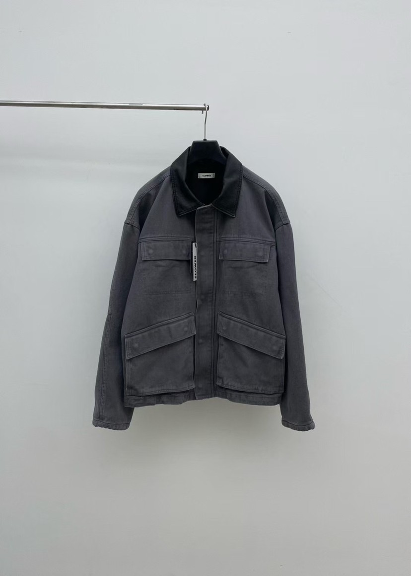 SLOWER韓國代購㊣女裝新品25秋冬時尚推薦熱賣人氣職業夾克SLOWER夾克