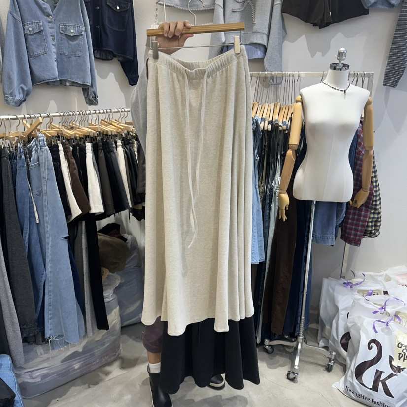 HIPTIQUE東大門㊣直郵女士新款時尚25秋冬職業真品休閑長裙HIPTIQUE長裙