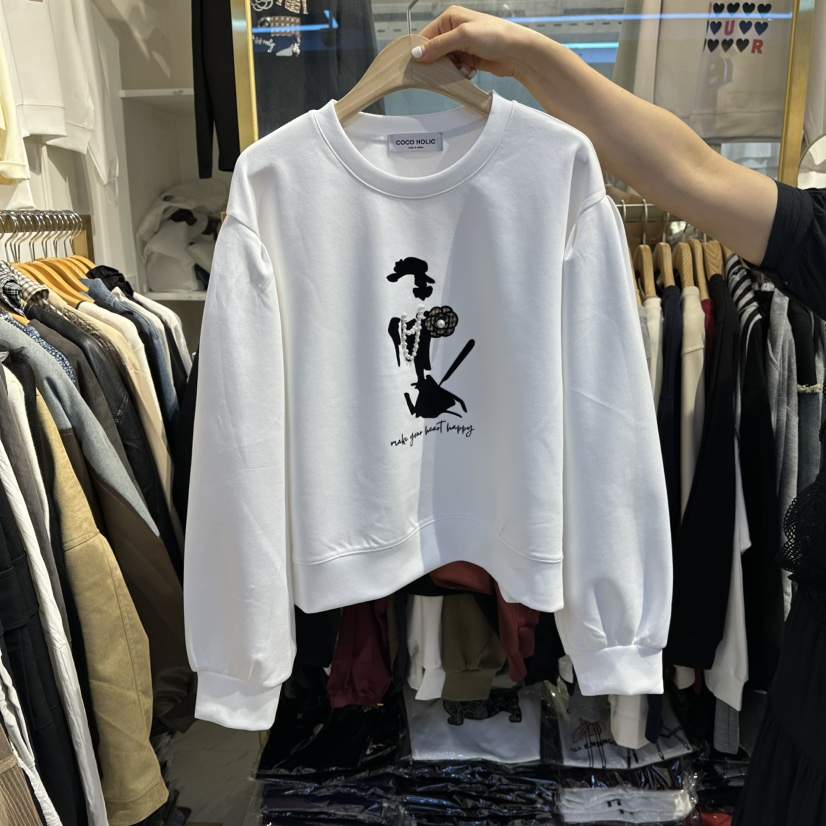 COCO HOLIC東大門㊣直郵女士新品職業休閑真品人氣熱賣衛衣COCO HOLIC衛衣