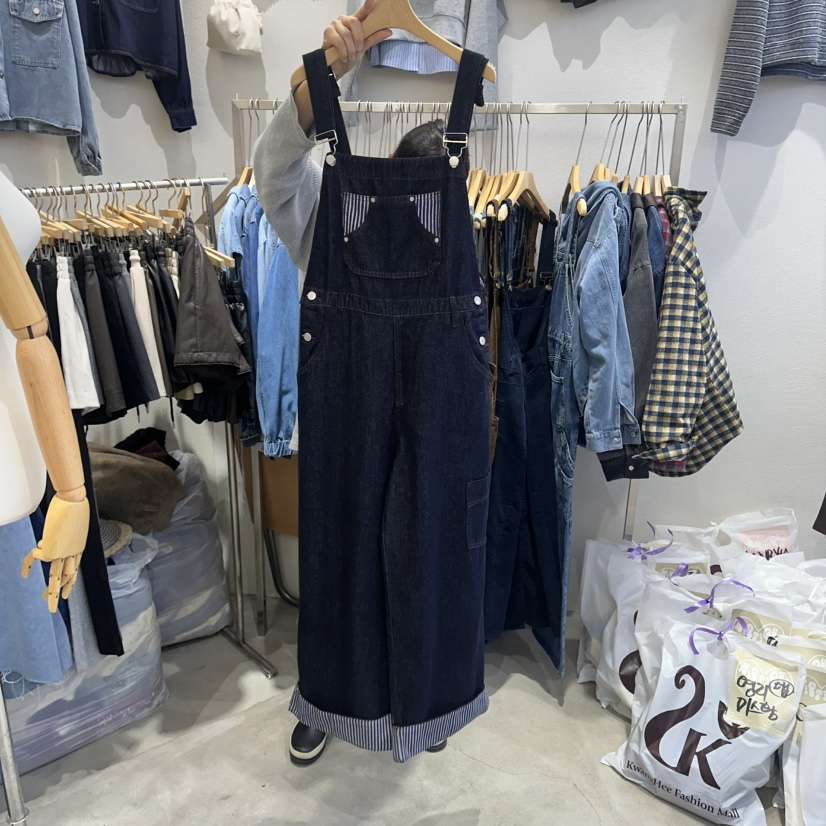 HIPTIQUE東大門㊣直郵女裝新款真品人氣25秋冬推薦休閑背帶褲HIPTIQUE背帶褲