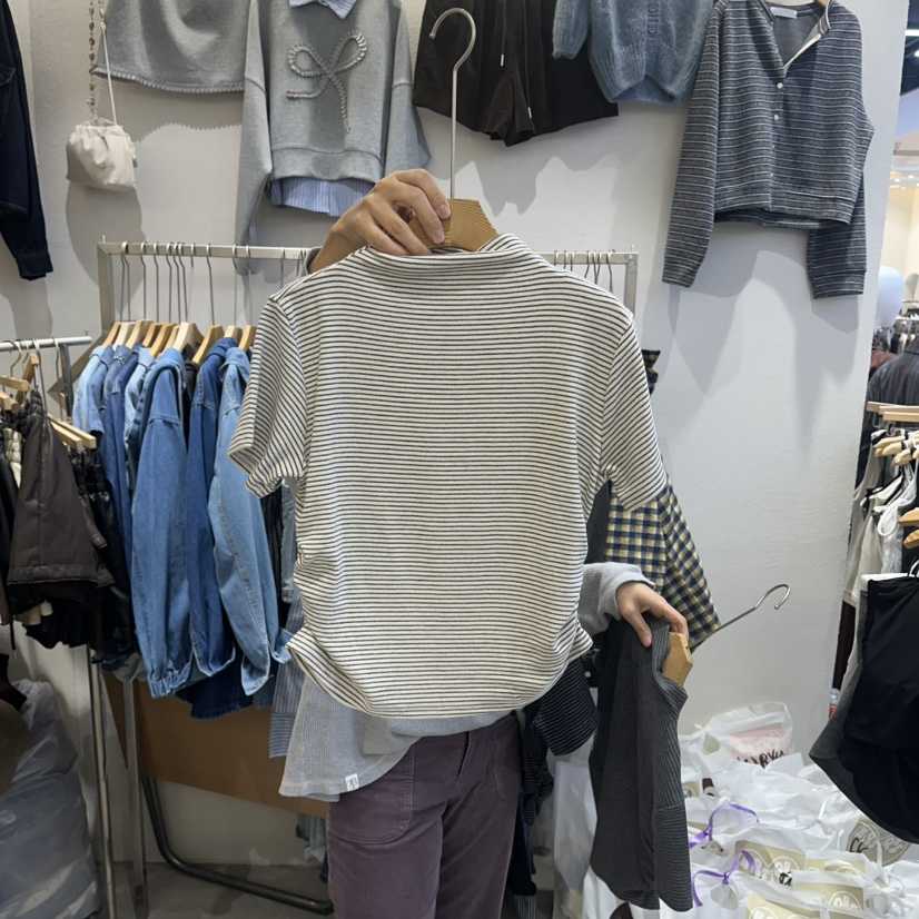 HIPTIQUE韓國代購㊣女裝新品25秋冬推薦休閑熱賣時尚職業T恤HIPTIQUET恤