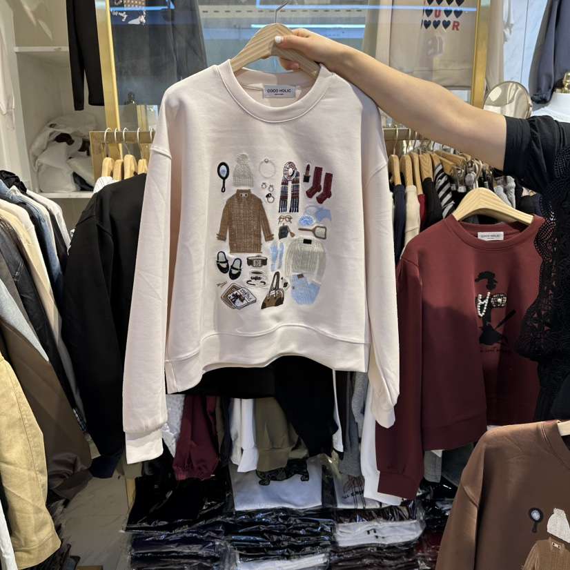 COCO HOLIC東大門㊣實拍女裝新品真品職業推薦休閑時尚衛衣COCO HOLIC衛衣
