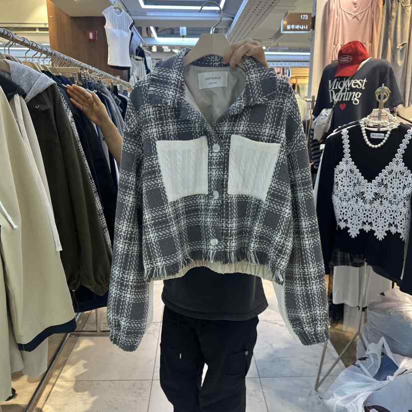 DREAM GIRIS東大門㊣代購女士新品熱賣職業真品夾克粗花呢DREAM GIRIS夾克