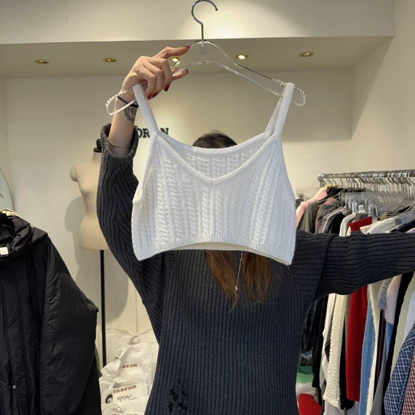 MORAN東大門㊣直郵女裝新品職業25秋冬休閑推薦人氣吊帶背心MORAN/MOSCO吊帶/背心