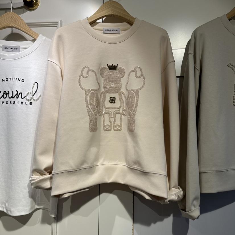 COCO HOLIC東大門㊣實拍女裝新品熱賣休閑人氣推薦職業衛衣COCO HOLIC衛衣