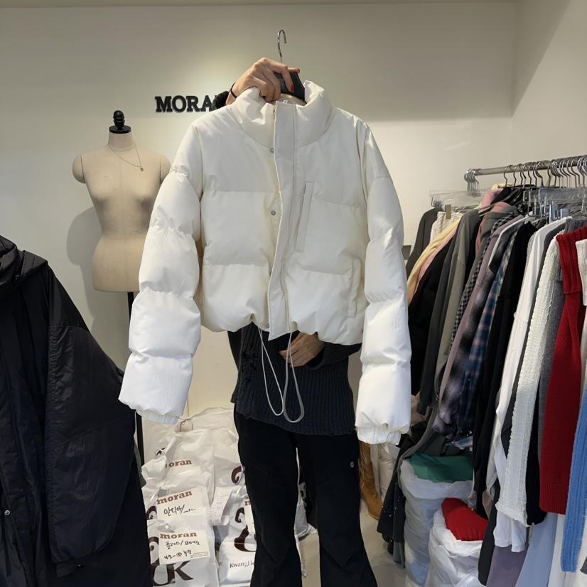 MORAN東大門㊣代購女裝新款時尚熱賣真品職業休閑短款棉服鴨絨MORAN/MOSCO短款棉服