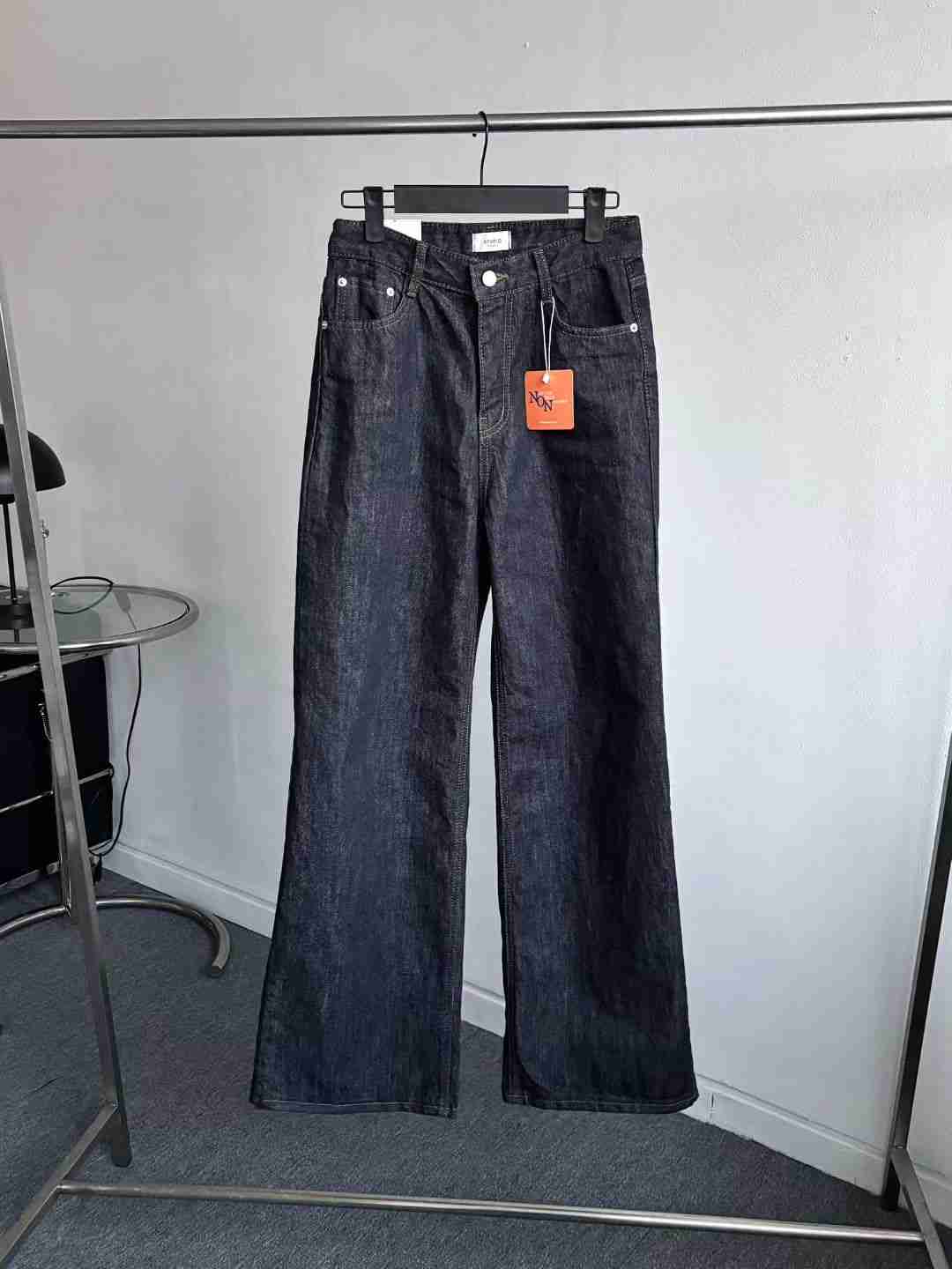 STUDIO-GRAY 스튜디오그레이東大門㊣代購女士新品人氣牛仔褲不褪色STUDIO-GRAY牛仔褲