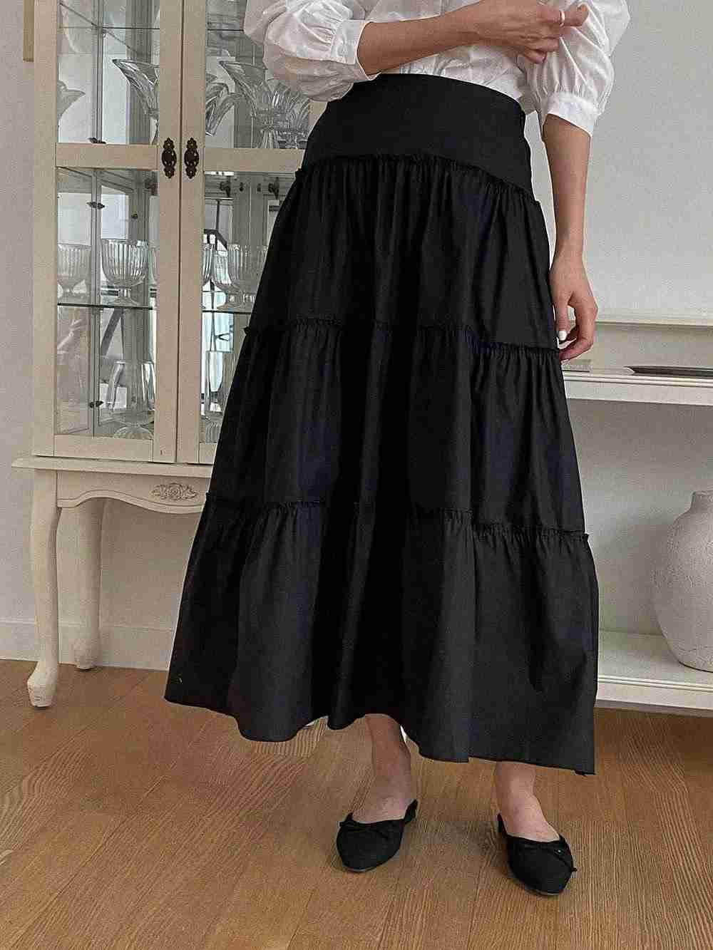 DRESS UP韓國直郵㊣女士新款25秋冬休閑人氣時尚職業推薦長裙DRESS UP長裙