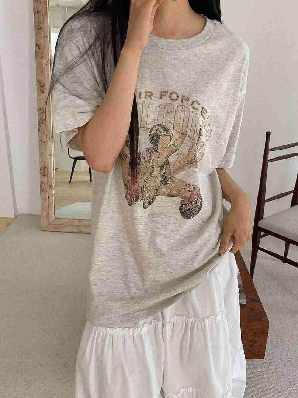 DRESS UP韓國代購㊣女士新款時尚休閑推薦真品人氣熱賣T恤DRESS UPT恤