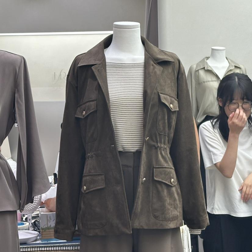 MATIERE東大門㊣實拍女士新款時尚休閑職業25秋冬真品人氣夾克MATIERE夾克