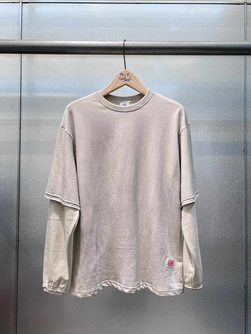 GVR COMPANY東大門㊣代購女士新品時尚推薦休閑長袖T恤假兩件GVR-COMPANY長袖T恤