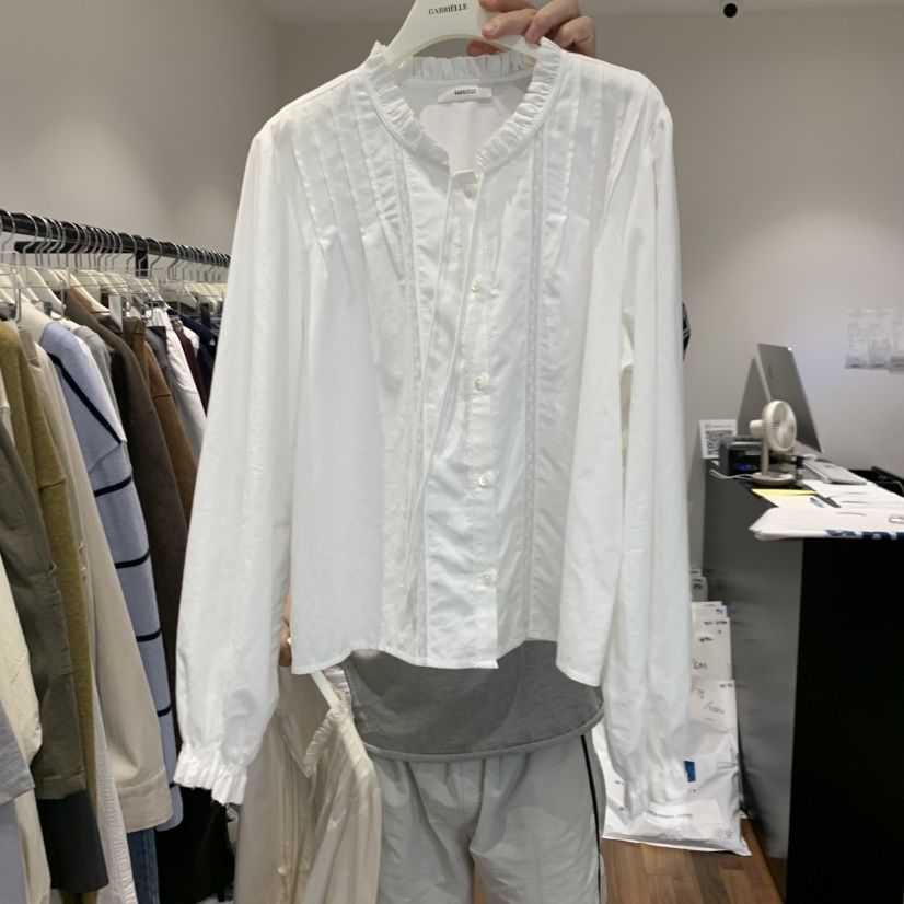 GABRIELLE東大門㊣代購女士新款真品時尚25秋冬人氣襯衫蕾絲衫GABRIELLE襯衫/蕾絲衫