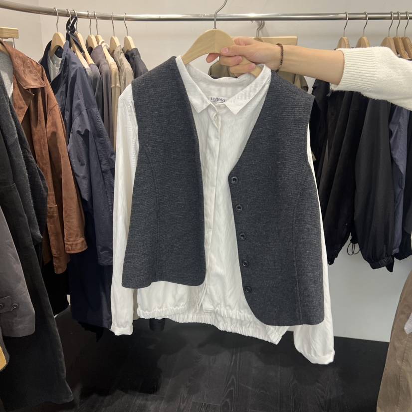 TAFFETA東大門㊣代購女裝新品熱賣真品職業休閑馬甲不含內搭TAFFETA馬甲