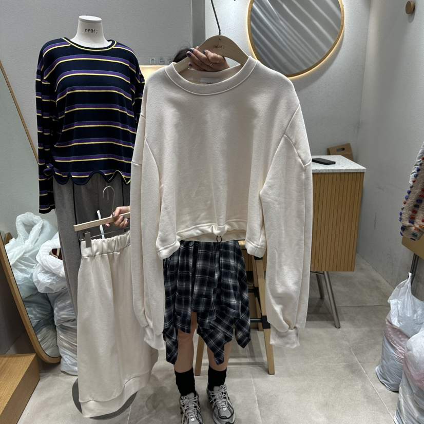 NEAR韓國直郵㊣女士新品25秋冬熱賣時尚休閑真品人氣推薦衛衣NEAR衛衣
