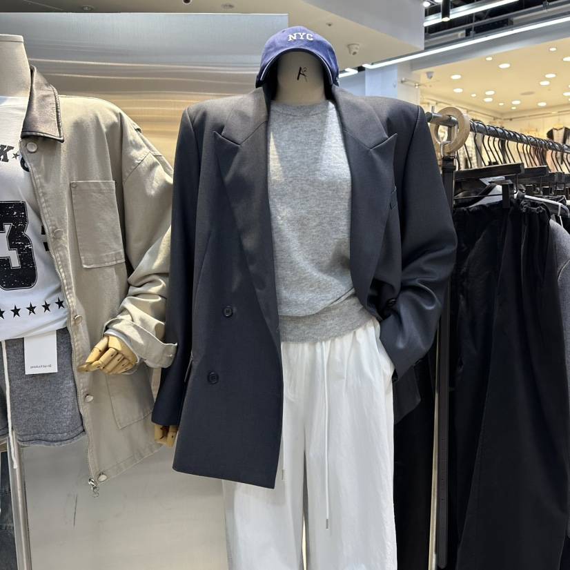 A2/D2韓國直郵㊣女裝新品職業人氣推薦休閑夾克不含內搭雙層A2/D2夾克